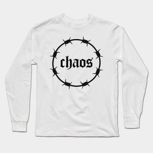 Chaos Barbed wire Long Sleeve T-Shirt